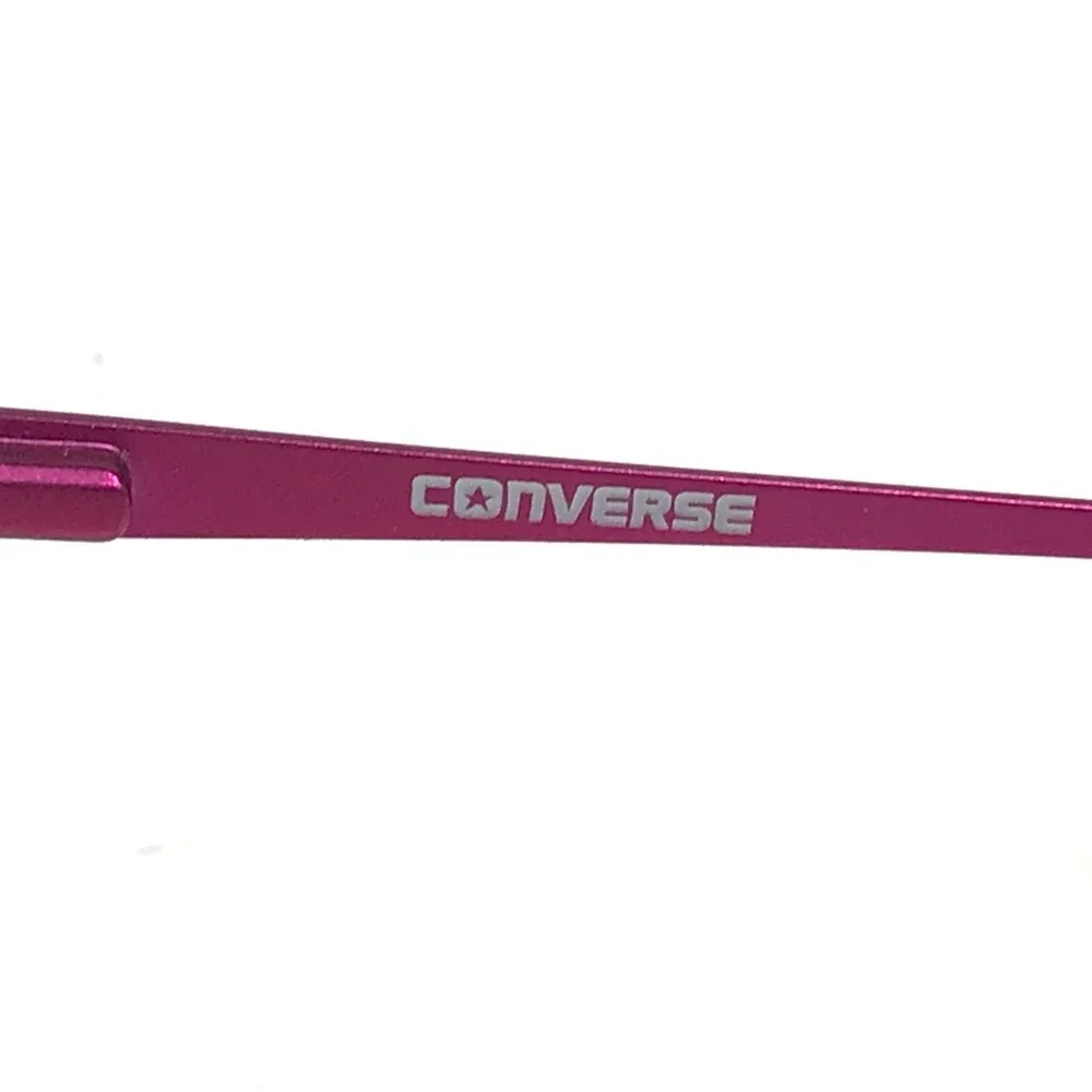 Converse Kids Eyeglasses Frames K500 SLATE/MAGENTA Grey Pink Round 47-17-125